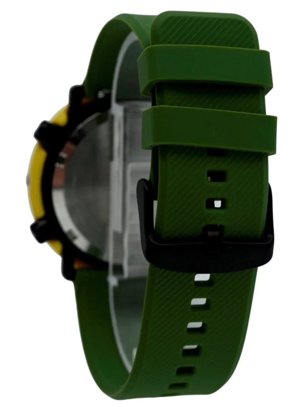 Seiko 42mm Men's Surf Timer Chronograph Black/ Yellow/ Green Watch- 7A36-700A!